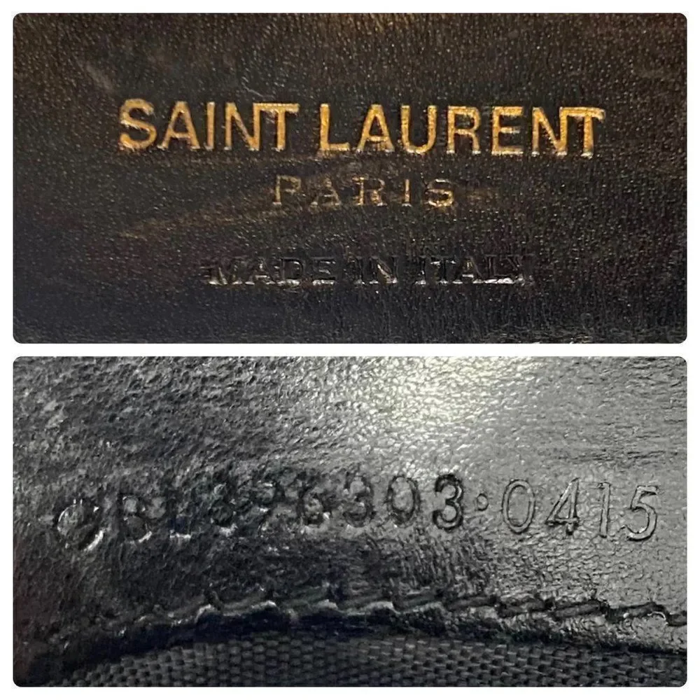Saint Laurent Black Monogram Bifold Wallet - Picture 11 of 11